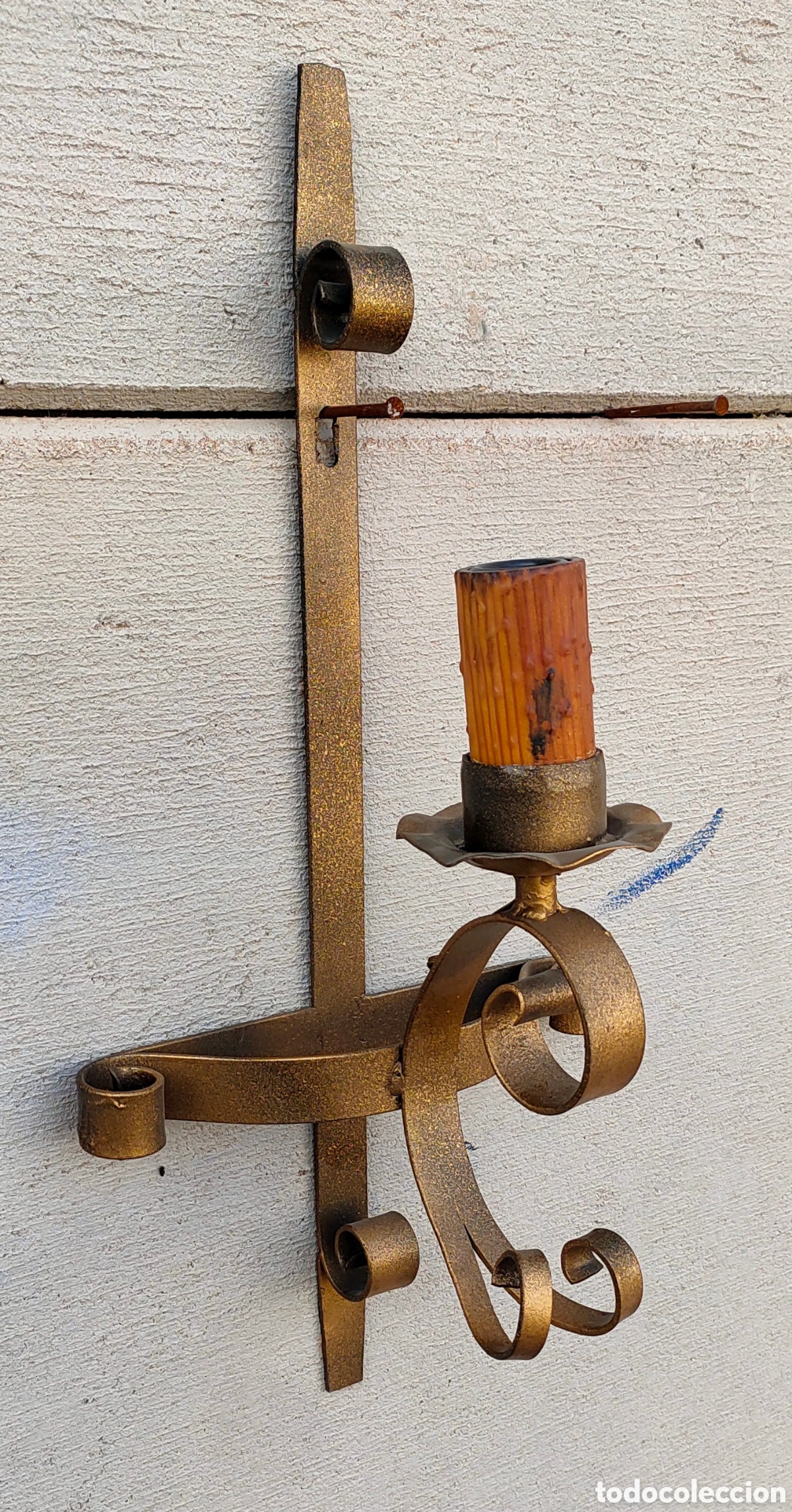 Antig&uuml;edades: Candelabro de pared - Foto 1
