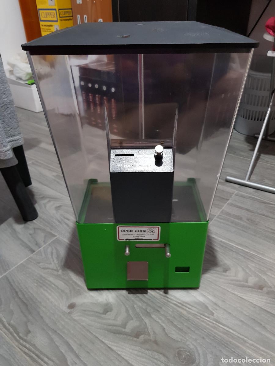 Antiquit&eacute;s: MAQUINA EXPENDEDORA DE PISTACHOS DE AZKOYEN,IDEAL COLECCIONISTAS