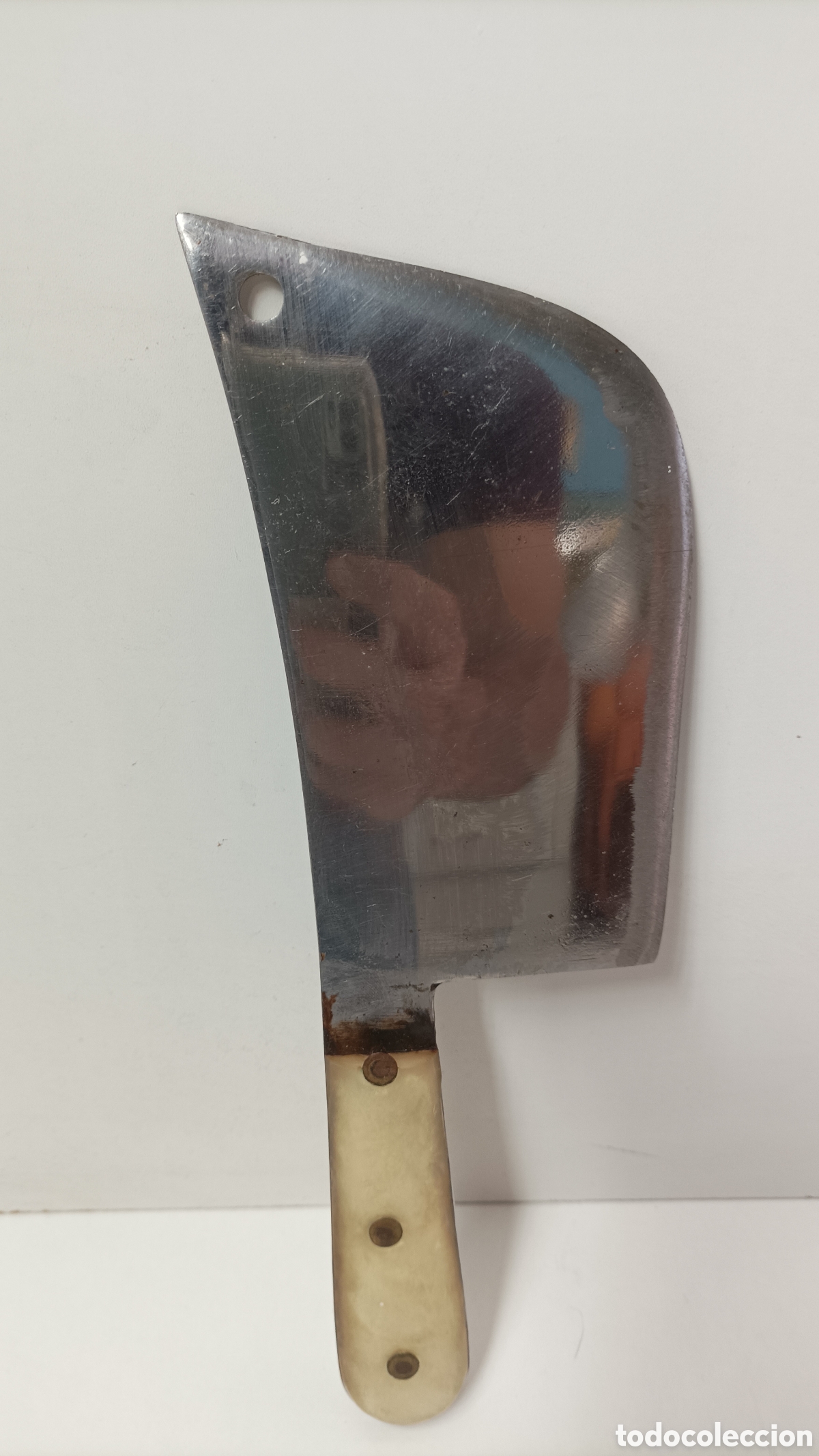 Antig&uuml;edades: Cuchillo de carne antiguo - Foto 2
