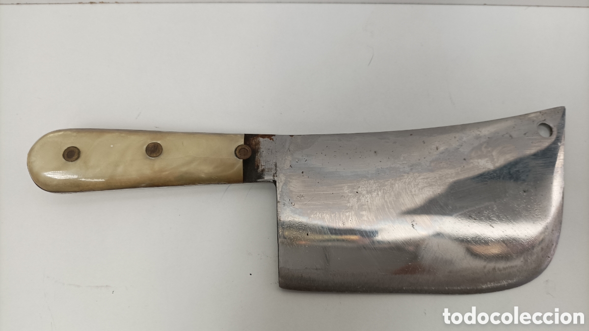 Antig&uuml;edades: Cuchillo de carne antiguo - Foto 4