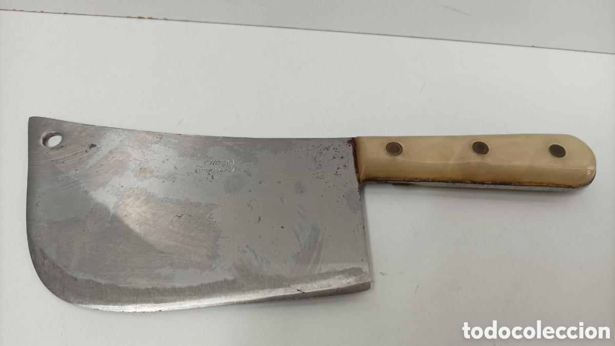 Antig&uuml;edades: Cuchillo de carne antiguo - Foto 1