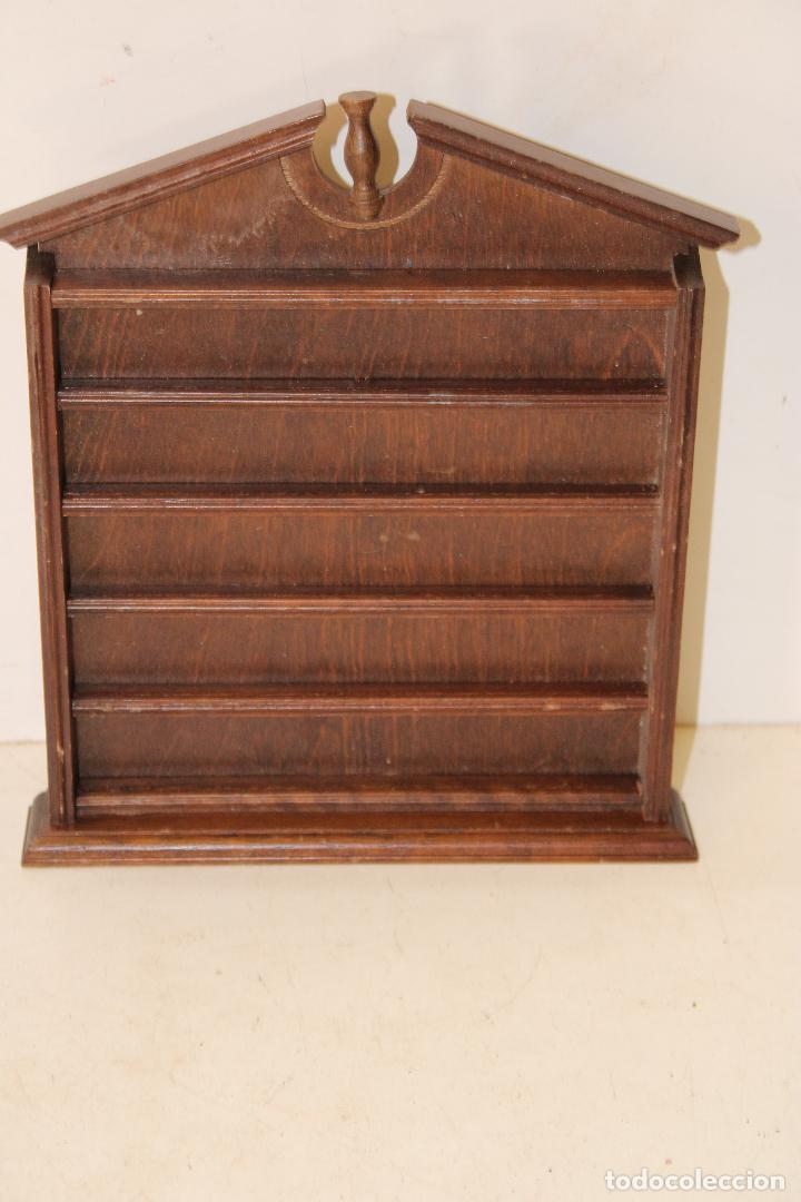 Antig&uuml;edades: repisa de pared para miniaturas - Foto 5
