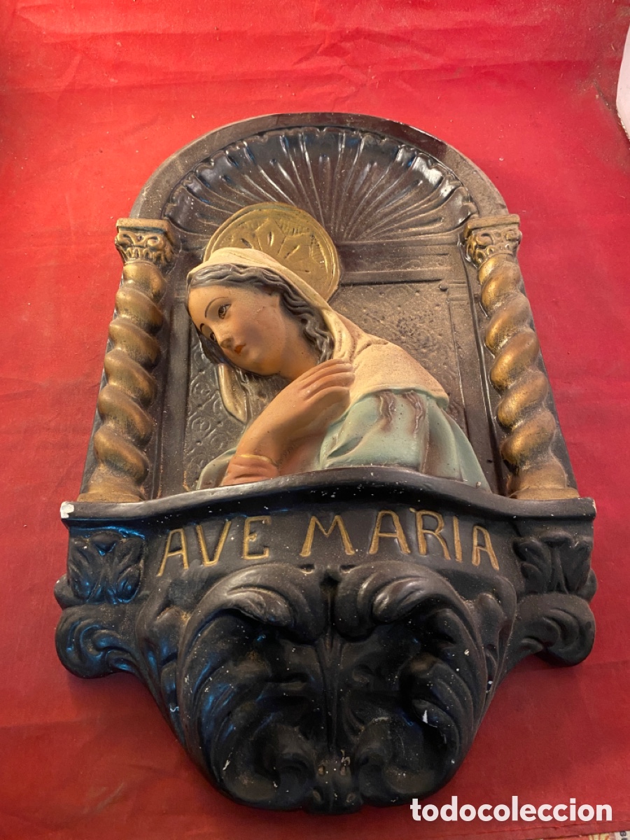Antig&uuml;edades: AVE MAR&Iacute;A escayola - Foto 3