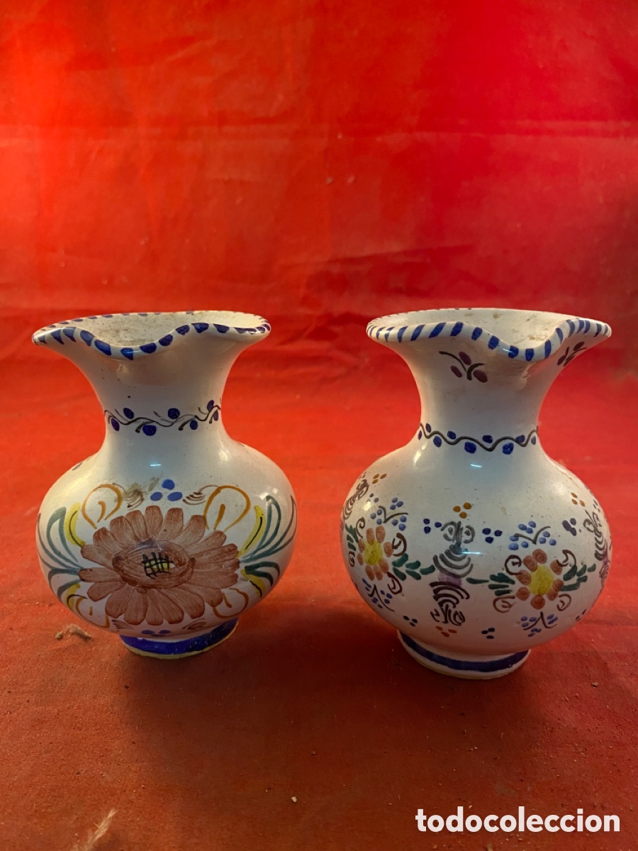 Antig&uuml;edades: Pareja de jarritas - Foto 2
