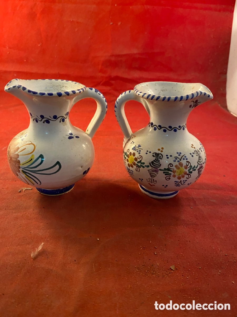 Antig&uuml;edades: Pareja de jarritas - Foto 1