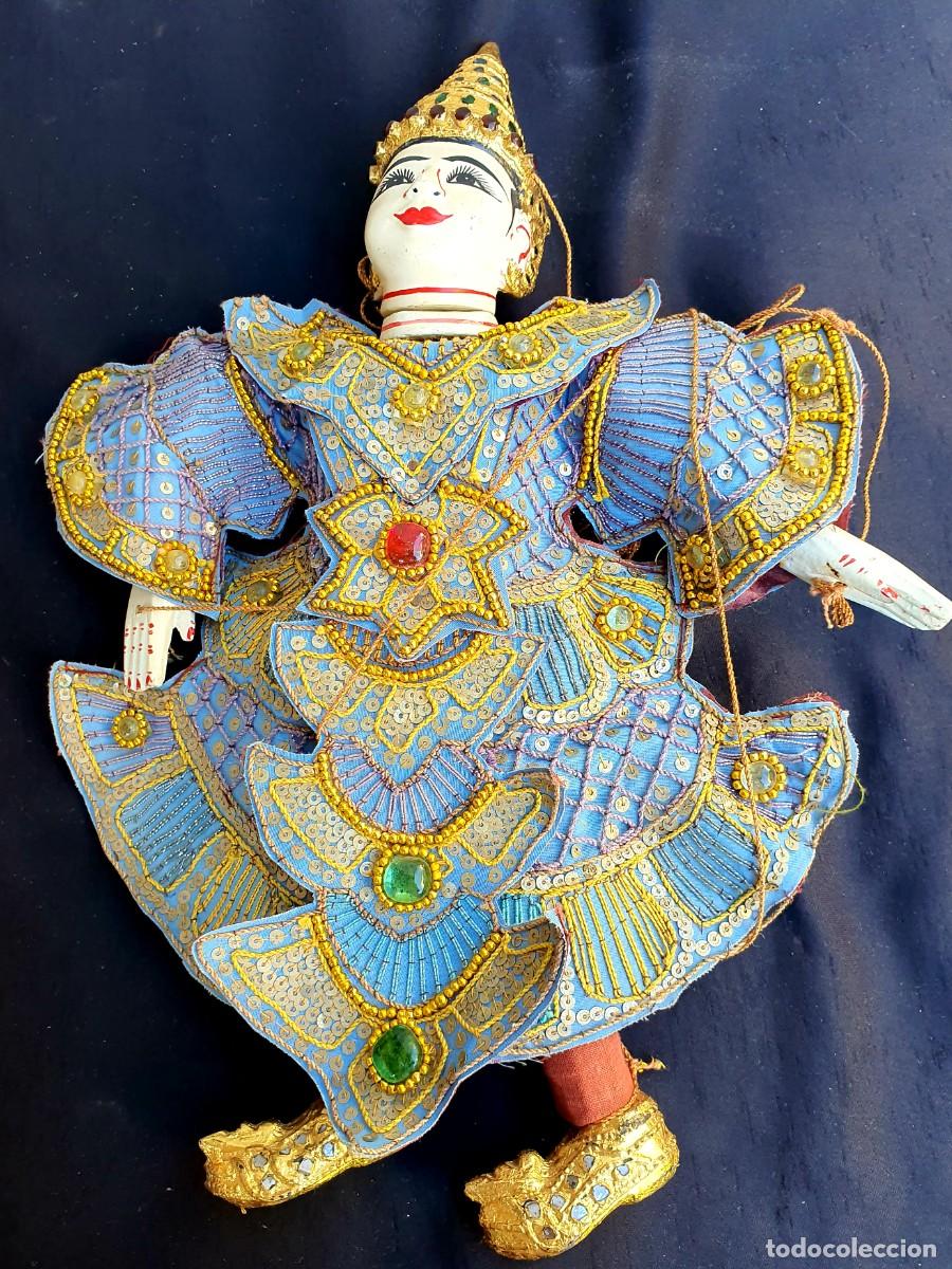 Antig&uuml;edades: MARIONETA ORIENTAL *** FIGURA ARTESANA