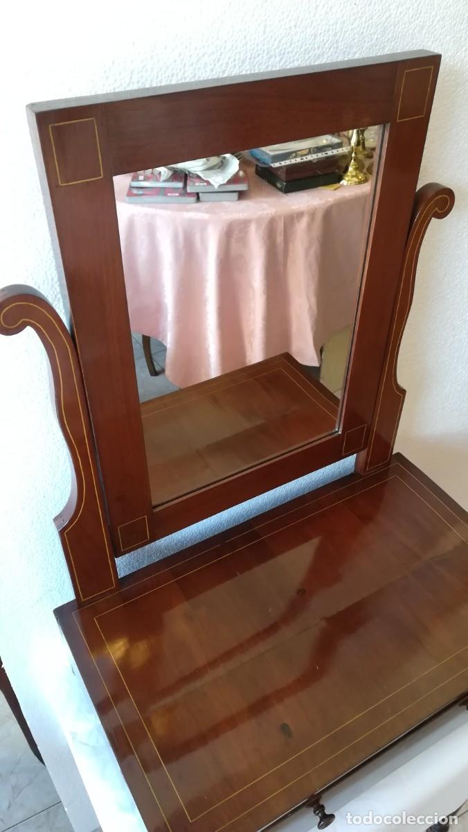 Antig&uuml;edades: TOCADOR ISABELINO DE MADERA DE CAOBA - Foto 3