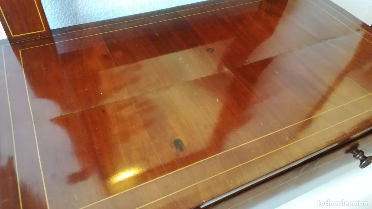 Antig&uuml;edades: TOCADOR ISABELINO DE MADERA DE CAOBA - Foto 6