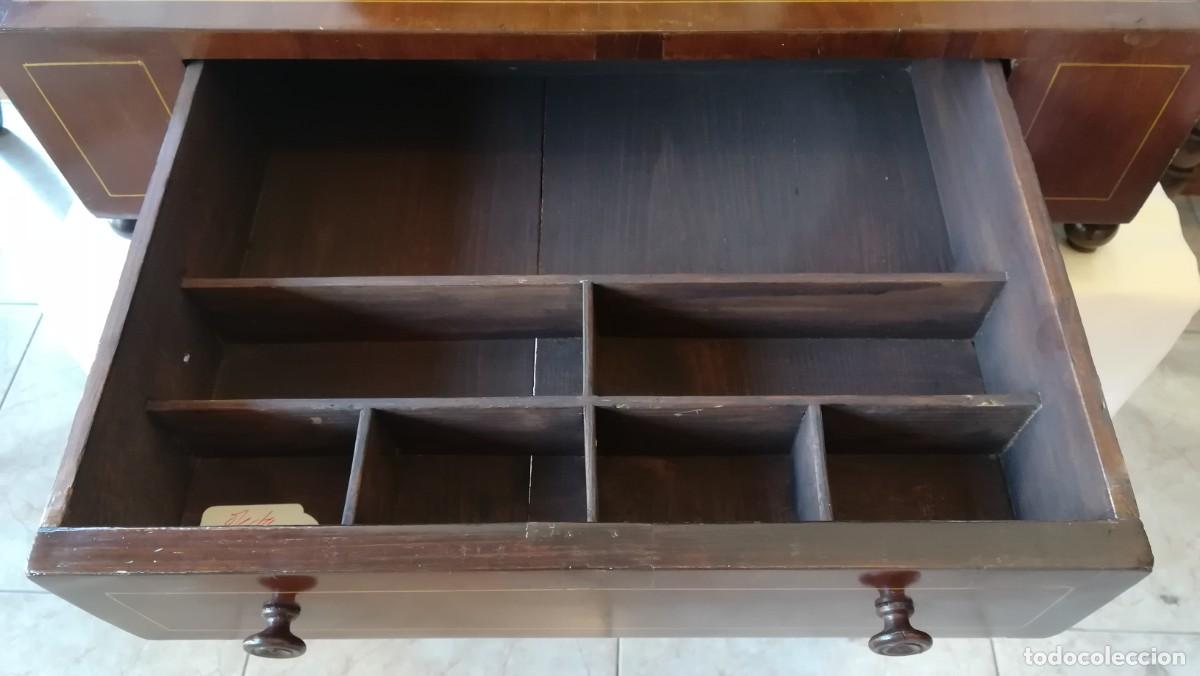 Antig&uuml;edades: TOCADOR ISABELINO DE MADERA DE CAOBA - Foto 10