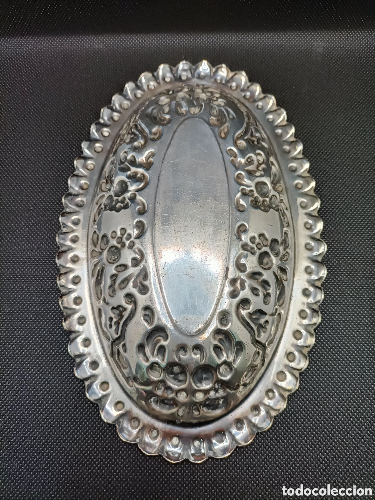 Antig&uuml;edades: Peque&ntilde;a Bandeja en Plata Meneses - Foto 4