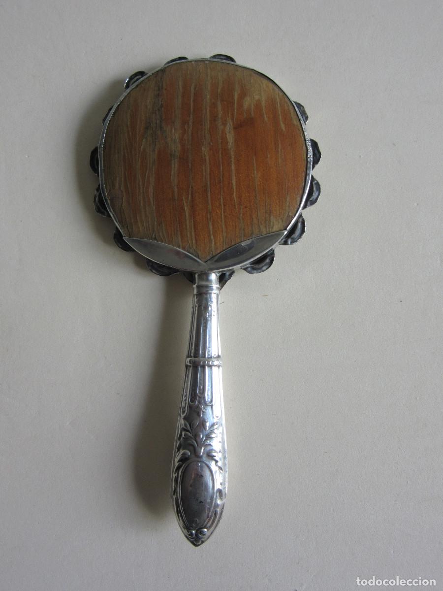 Antig&uuml;edades: ESPEJO DE MANO EN PLATA - Foto 2