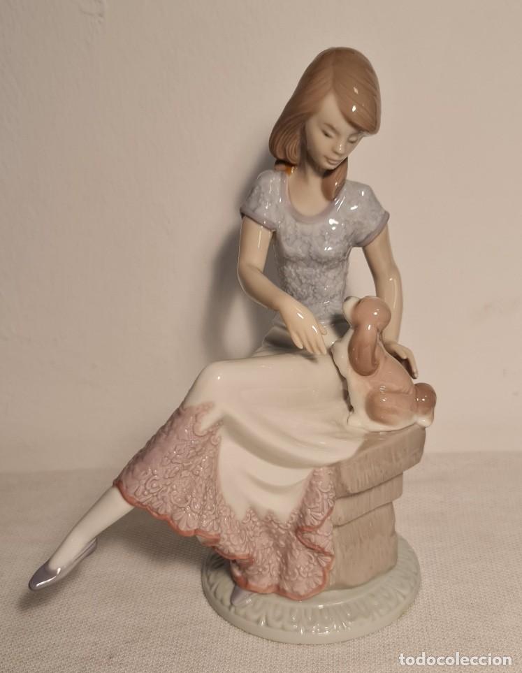 Antig&uuml;edades: Figura Lladro Descanso en el paseo - Foto 1