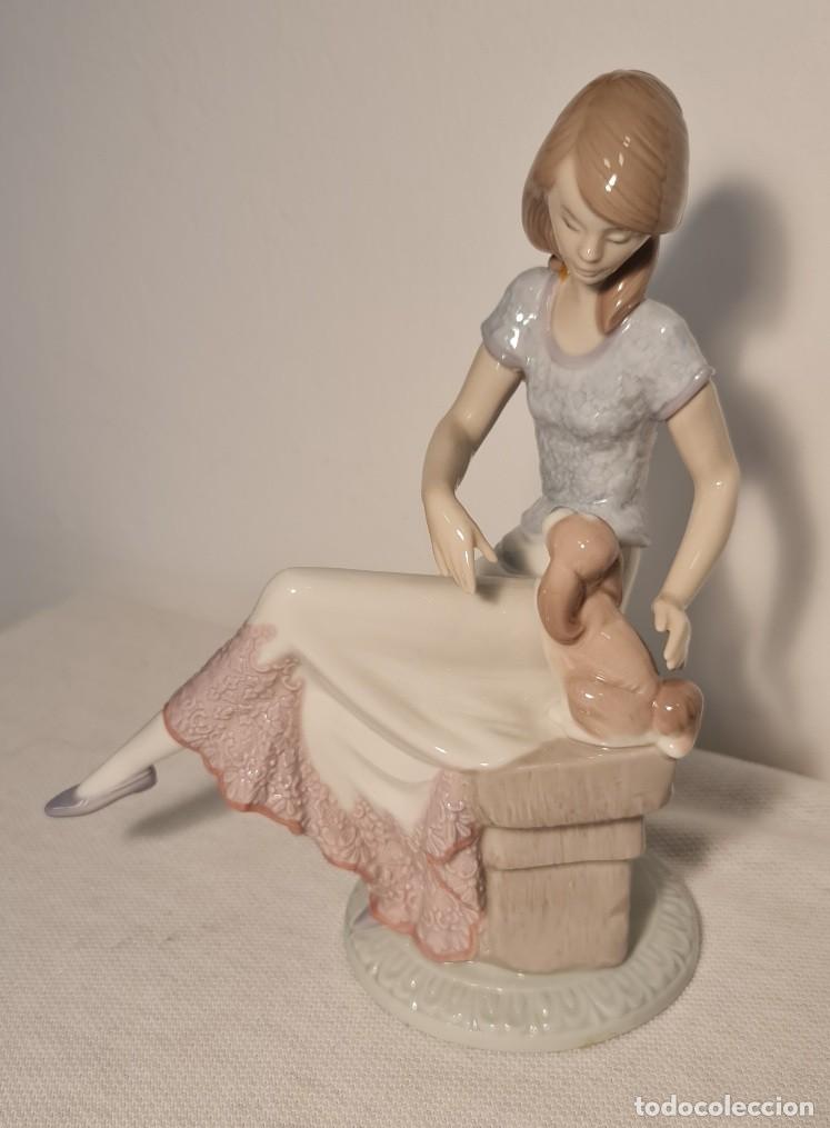 Antig&uuml;edades: Figura Lladro Descanso en el paseo - Foto 3