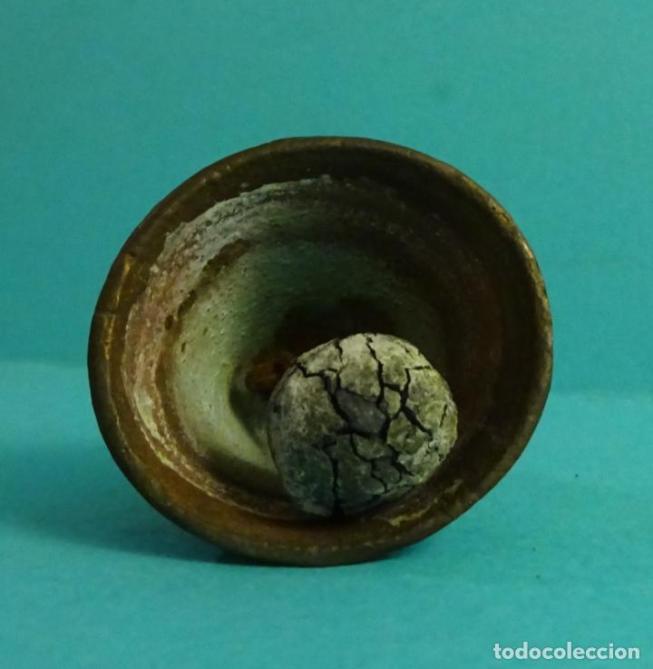 Antig&uuml;edades: PEQUE&Ntilde;A CAMPANA BOCA OVALADA - Foto 3