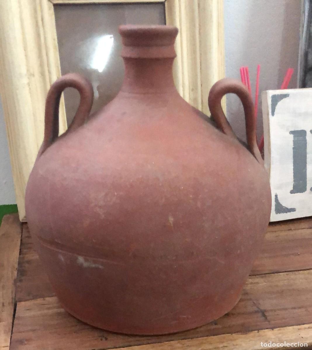 Antig&uuml;edades: CANTIMPLORA ANTIGUA DE BARRO EXTREME&Ntilde;A 26 CMS. DE ALTO - Foto 1