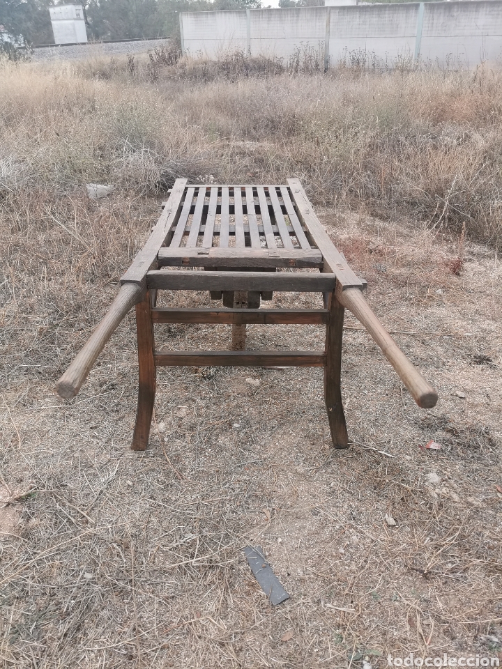 Antig&uuml;edades: Carretilla antigua de madera. - Foto 8