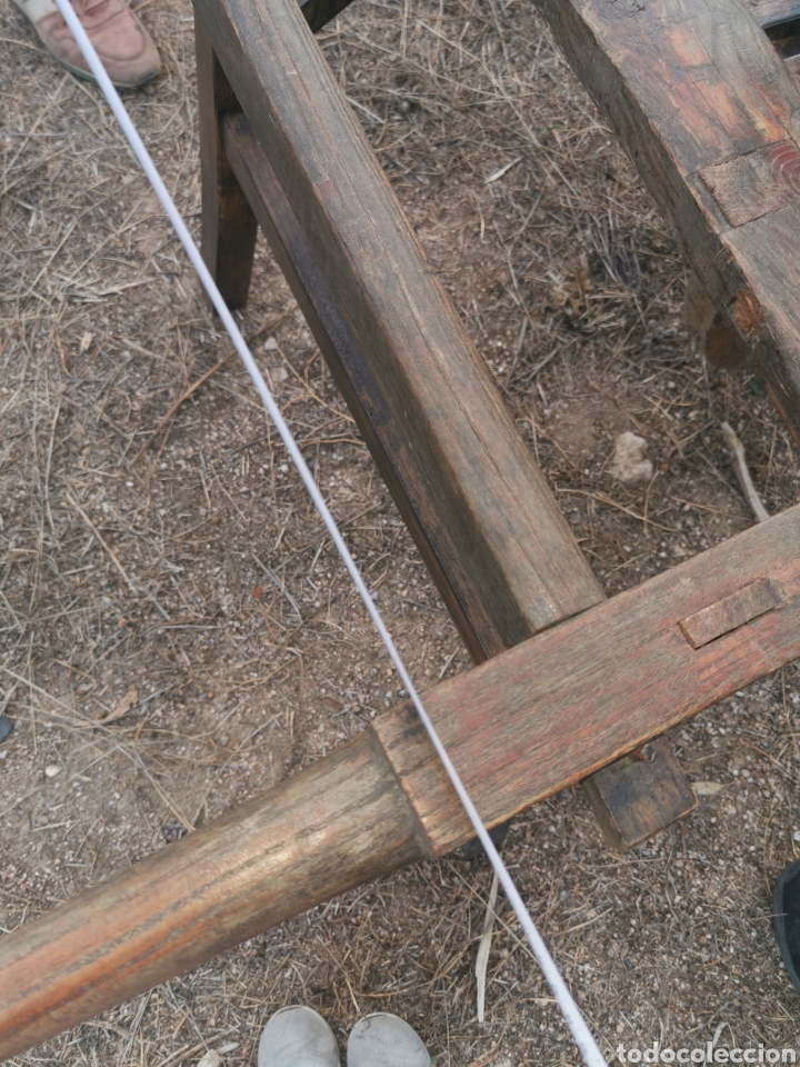Antig&uuml;edades: Carretilla antigua de madera. - Foto 11