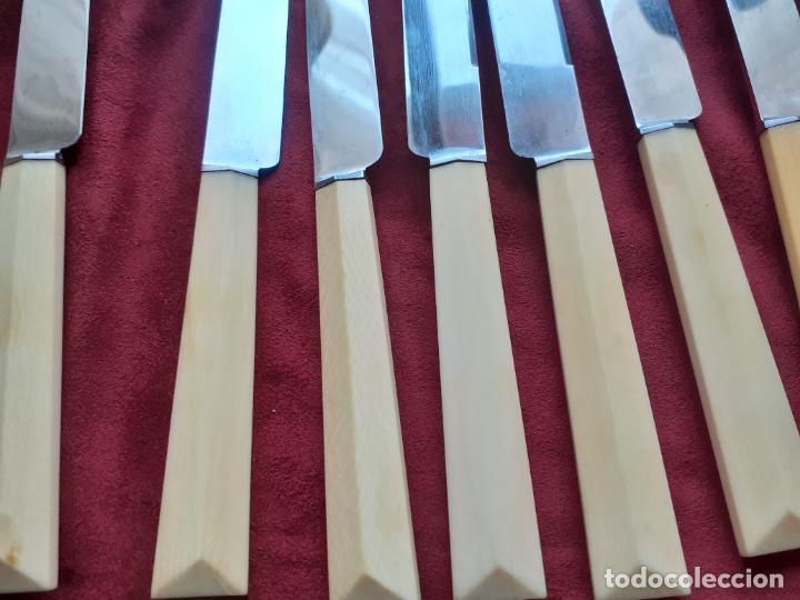 Antig&uuml;edades: Cuchillos antiguos mango marfil - Foto 2