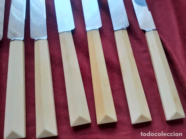 Antig&uuml;edades: Cuchillos antiguos mango marfil - Foto 3