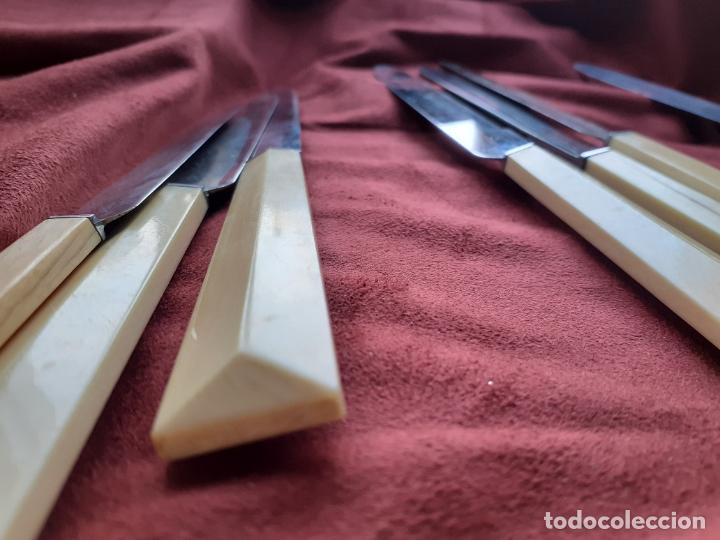 Antig&uuml;edades: Cuchillos antiguos mango marfil - Foto 5