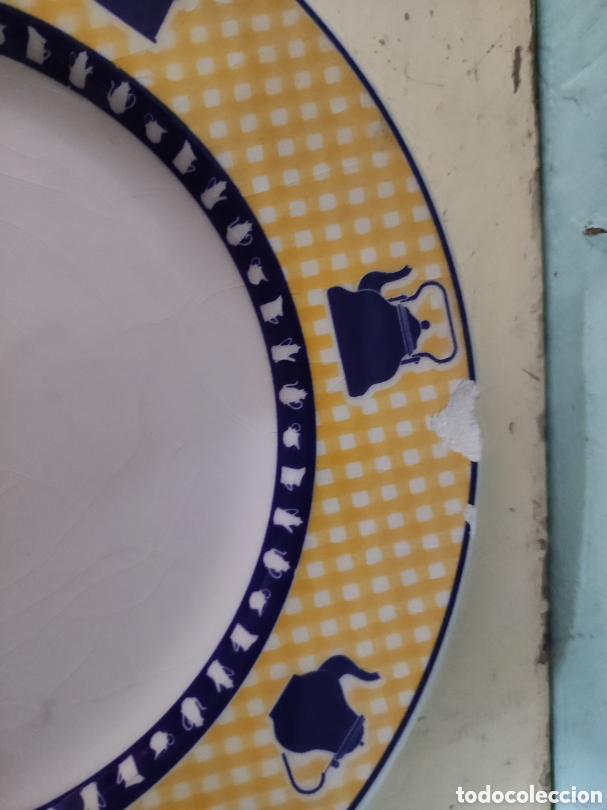 Antig&uuml;edades: Plato de cer&aacute;mica Italia - Foto 2