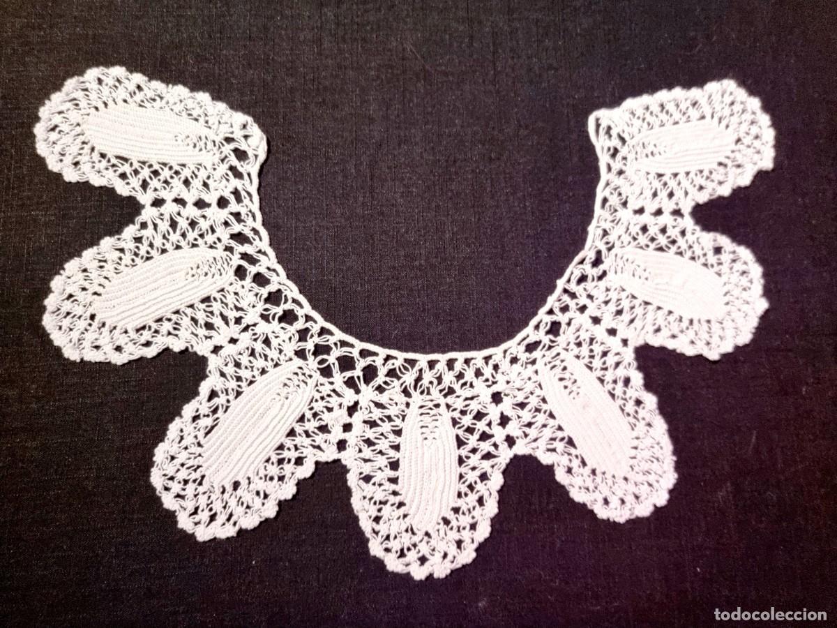 Antig&uuml;edades: Antiguo Cuello de Crochet - Foto 1