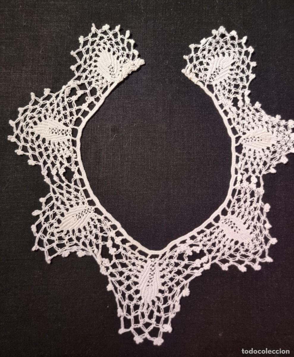 Antig&uuml;edades: Antiguo Cuello de Crochet - Foto 4