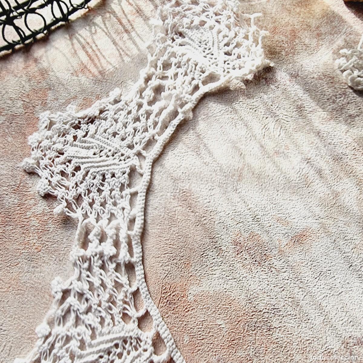 Antig&uuml;edades: Antiguo Cuello de Crochet - Foto 5