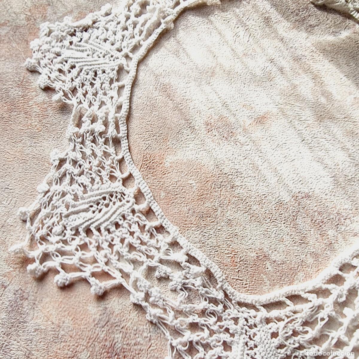 Antig&uuml;edades: Antiguo Cuello de Crochet - Foto 6