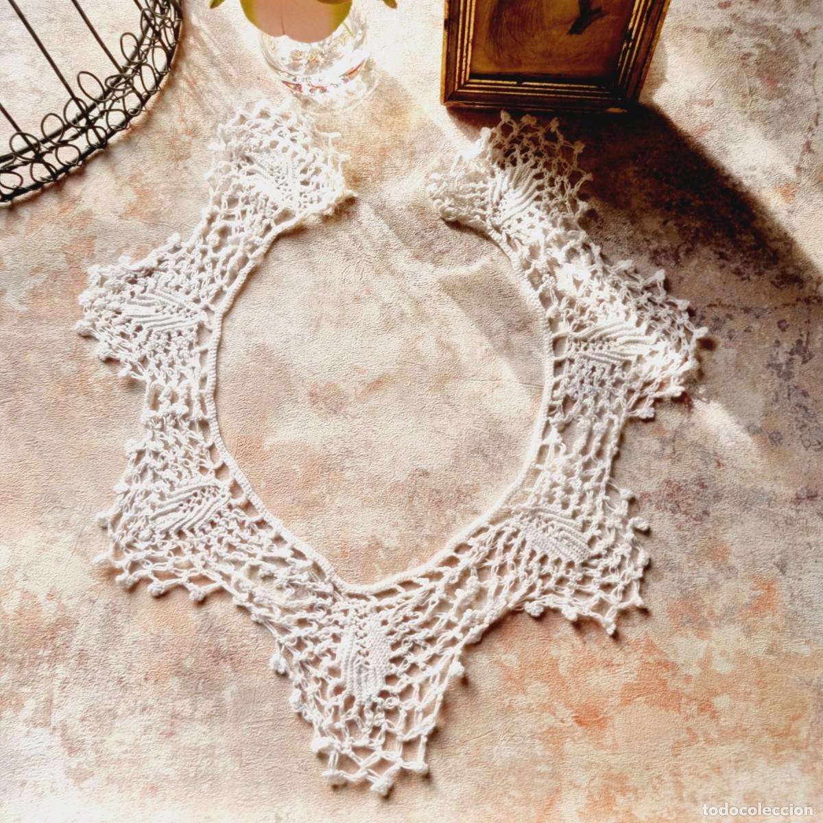 Antig&uuml;edades: Antiguo Cuello de Crochet - Foto 7