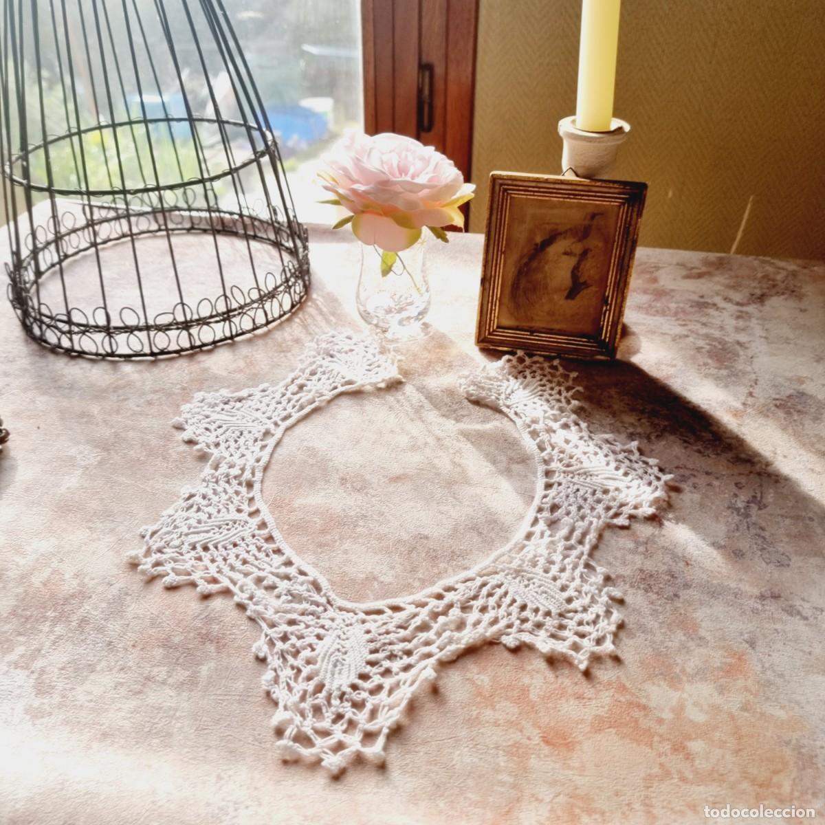 Antig&uuml;edades: Antiguo Cuello de Crochet - Foto 8