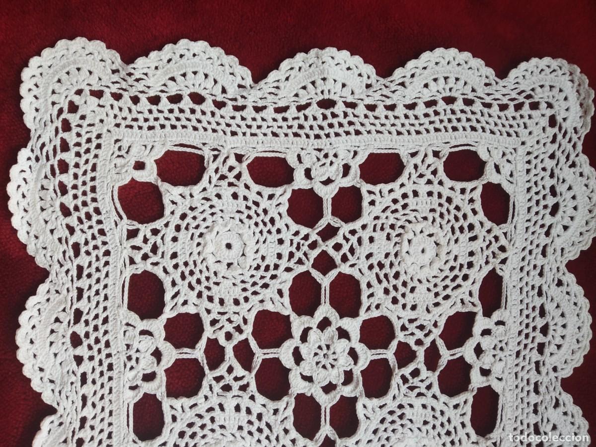 Antig&uuml;edades: TAPETE RECTANGULAR GANCHILLO - CROCHET - Foto 2