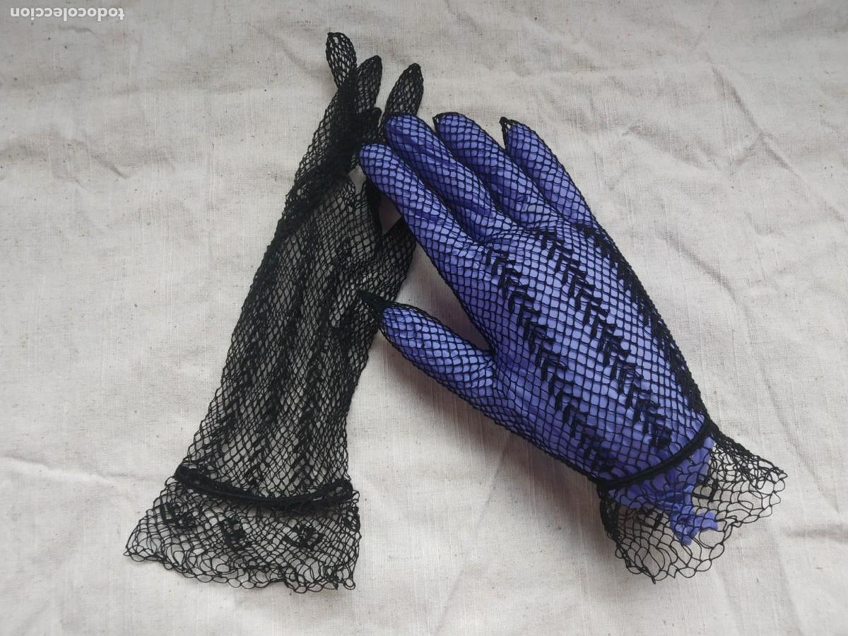 Antig&uuml;edades: GUANTES DE REDECILLA - RED - Foto 3