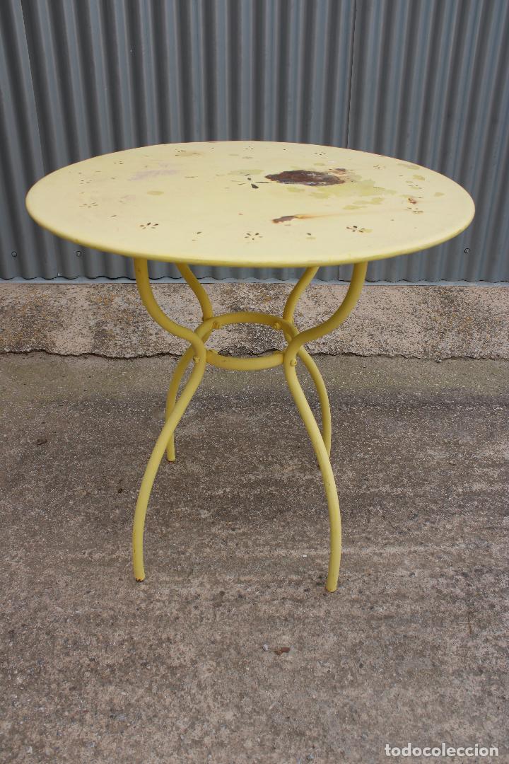 Antig&uuml;edades: mesa jardin de hierro - Foto 1
