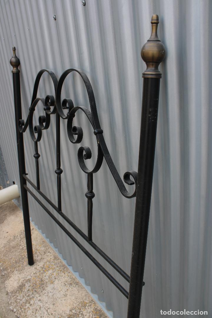 Antig&uuml;edades: cabecero cama de hierro - Foto 2