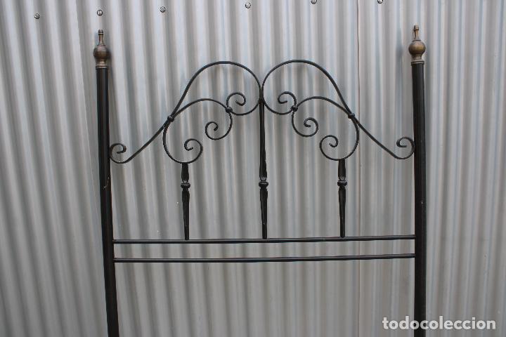 Antig&uuml;edades: cabecero cama de hierro - Foto 5