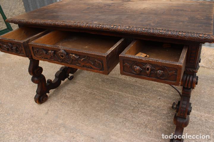 Antig&uuml;edades: antigua mesa castellana - Foto 2