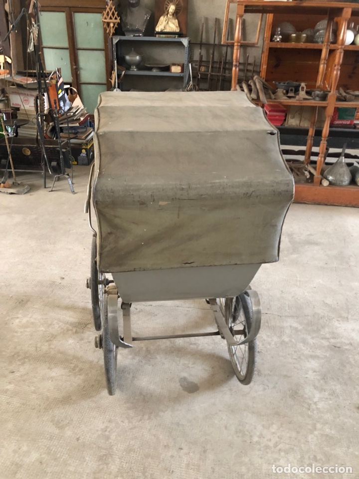 Antig&uuml;edades: COCHECITO BEBE ANTIGUO, SIN RESTAURAR. - Foto 4