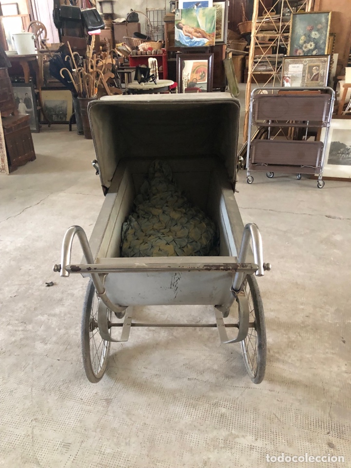 Antig&uuml;edades: COCHECITO BEBE ANTIGUO, SIN RESTAURAR. - Foto 6