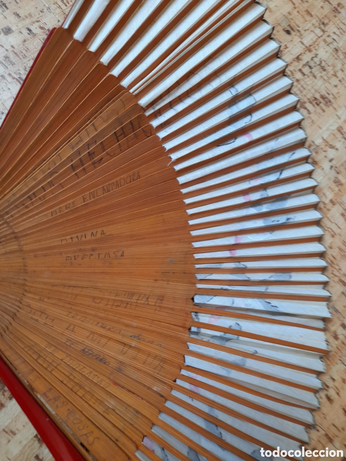 Antig&uuml;edades: Abanico pintado a mano - Foto 4