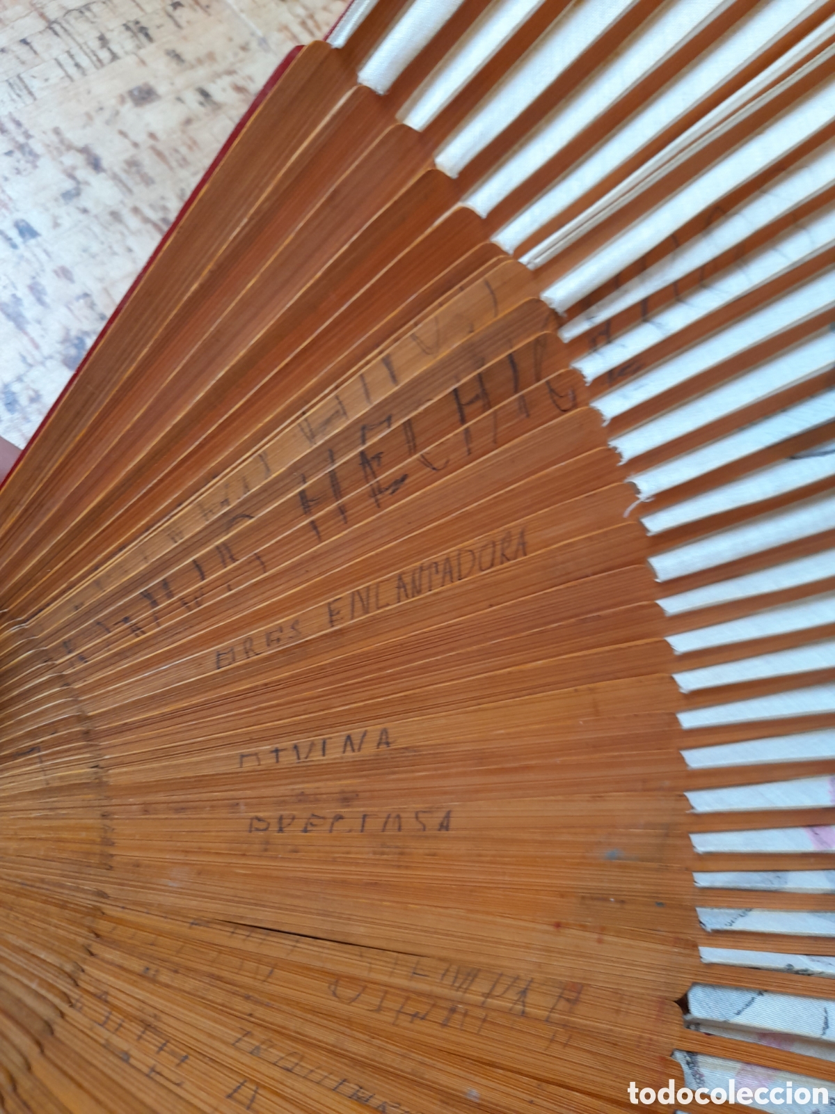 Antig&uuml;edades: Abanico pintado a mano - Foto 7