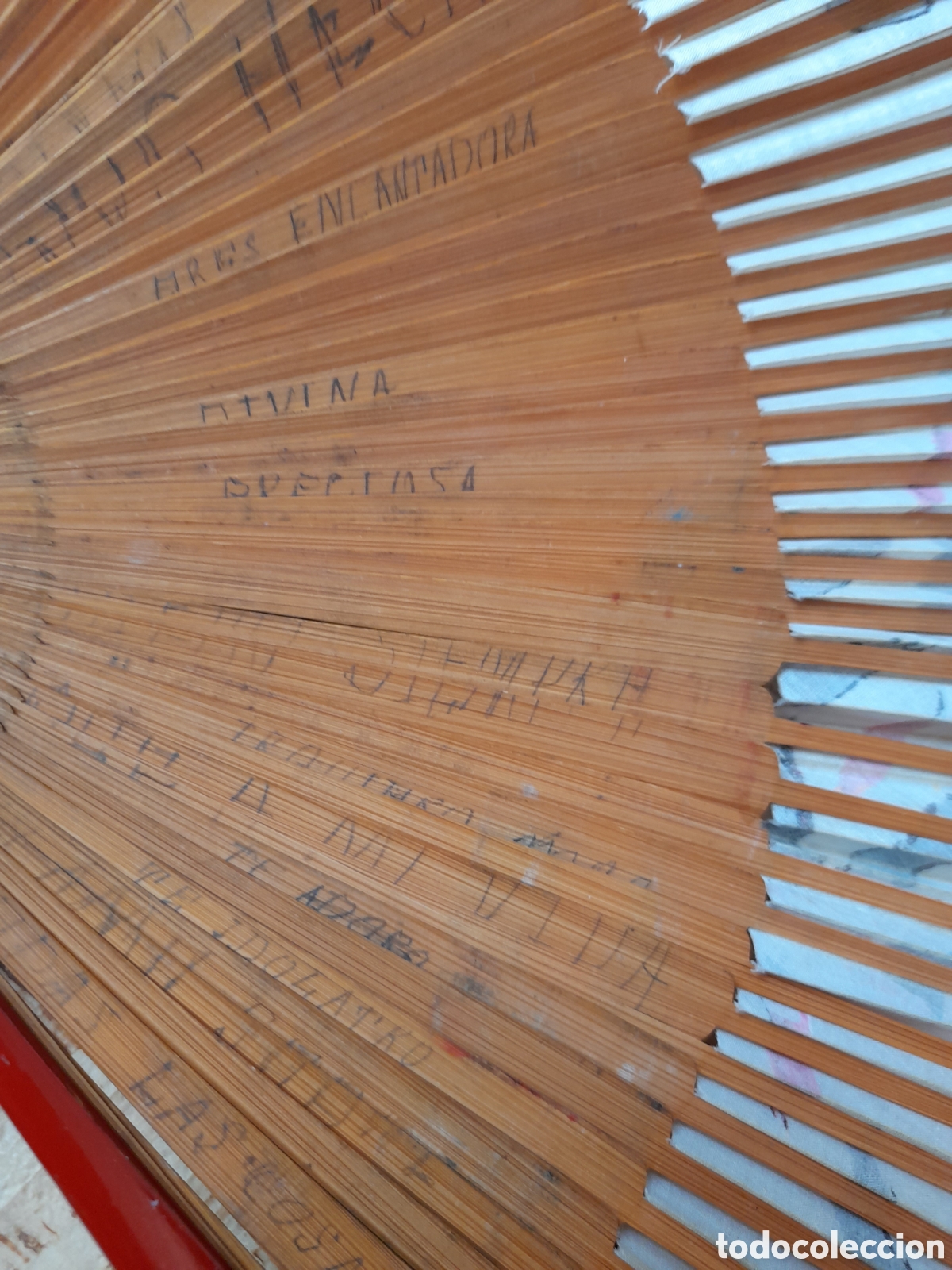 Antig&uuml;edades: Abanico pintado a mano - Foto 8