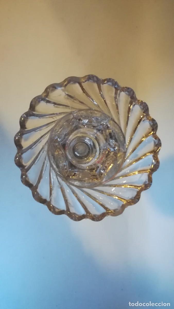Antig&uuml;edades: CANDELERO CRISTAL TALLADO - Foto 4