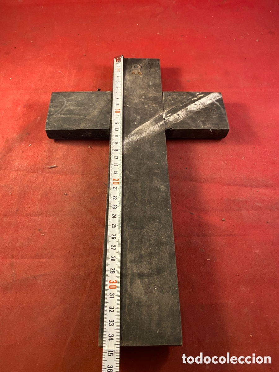 Antig&uuml;edades: Cruz de madera - Foto 2
