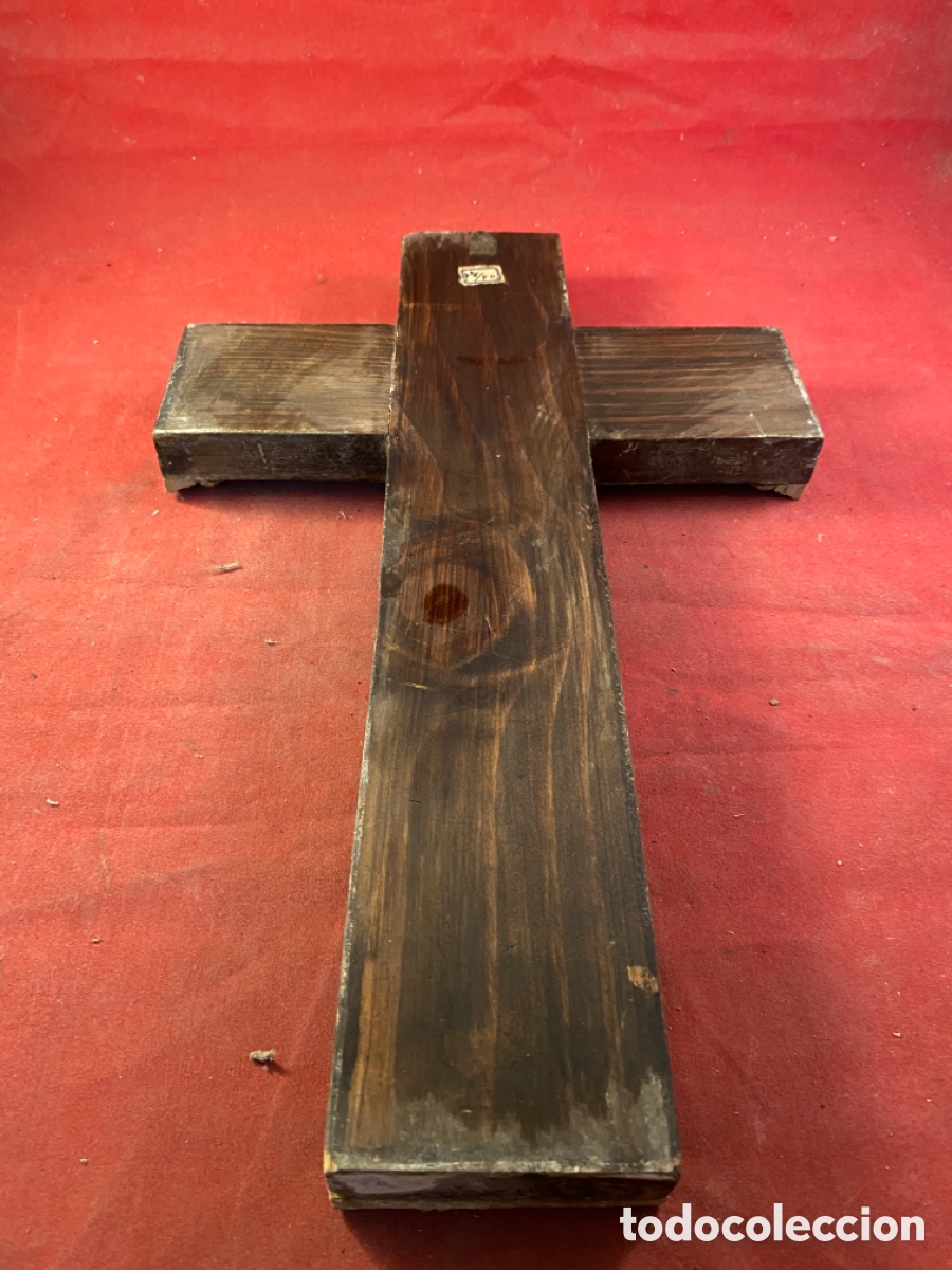Antig&uuml;edades: Cruz de madera - Foto 4