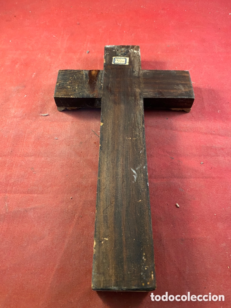 Antig&uuml;edades: Cruz de madera - Foto 2