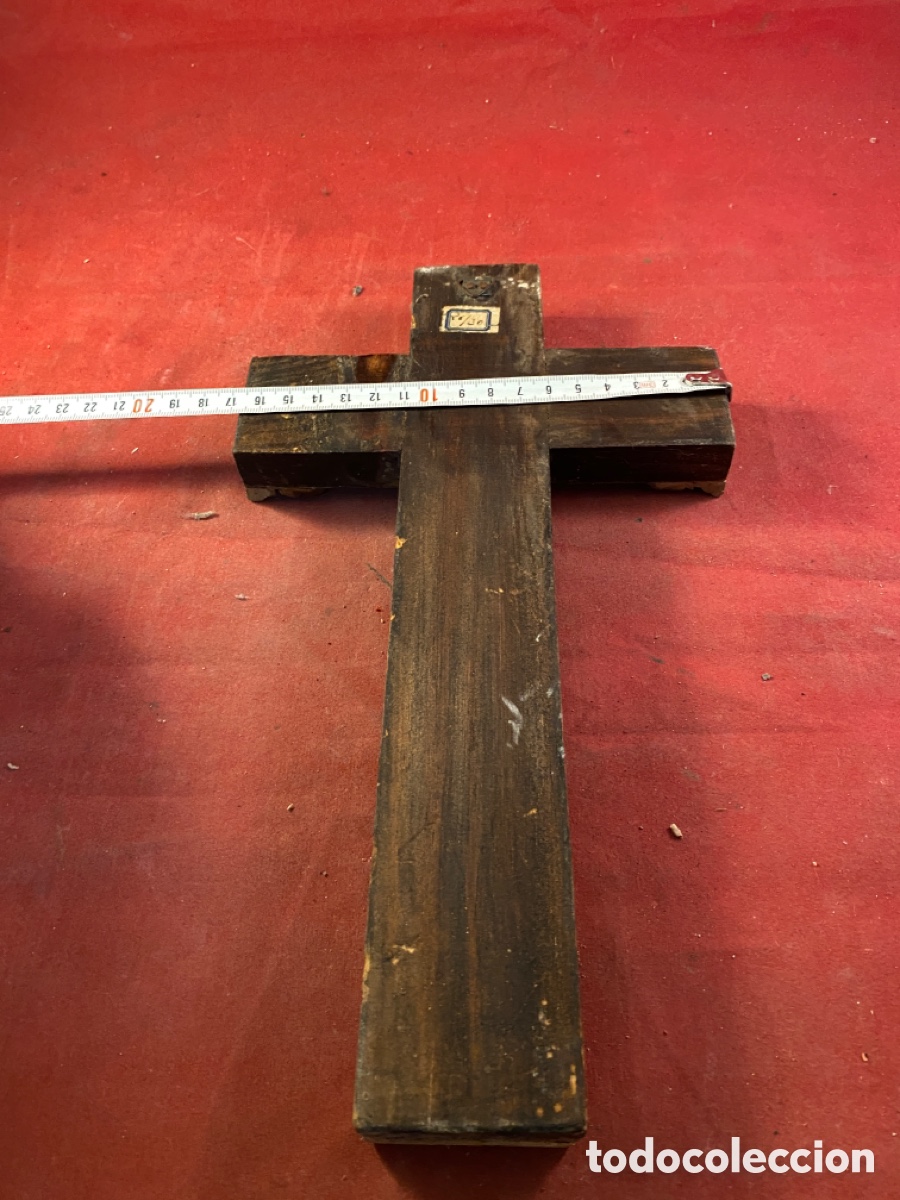 Antig&uuml;edades: Cruz de madera - Foto 4