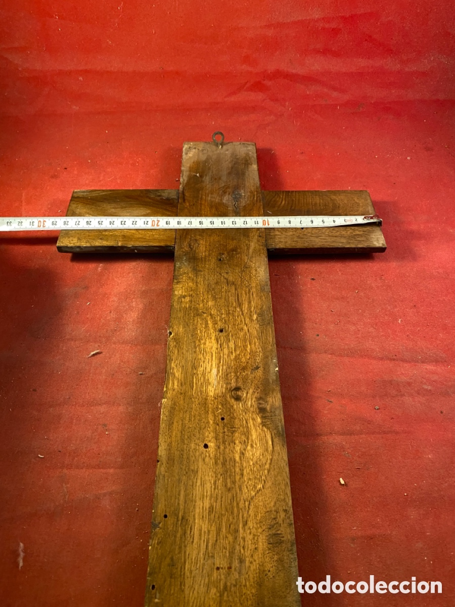 Antig&uuml;edades: Cruz de madera - Foto 3