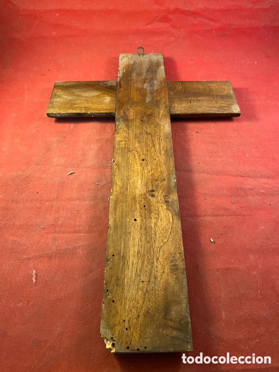Antig&uuml;edades: Cruz de madera - Foto 1