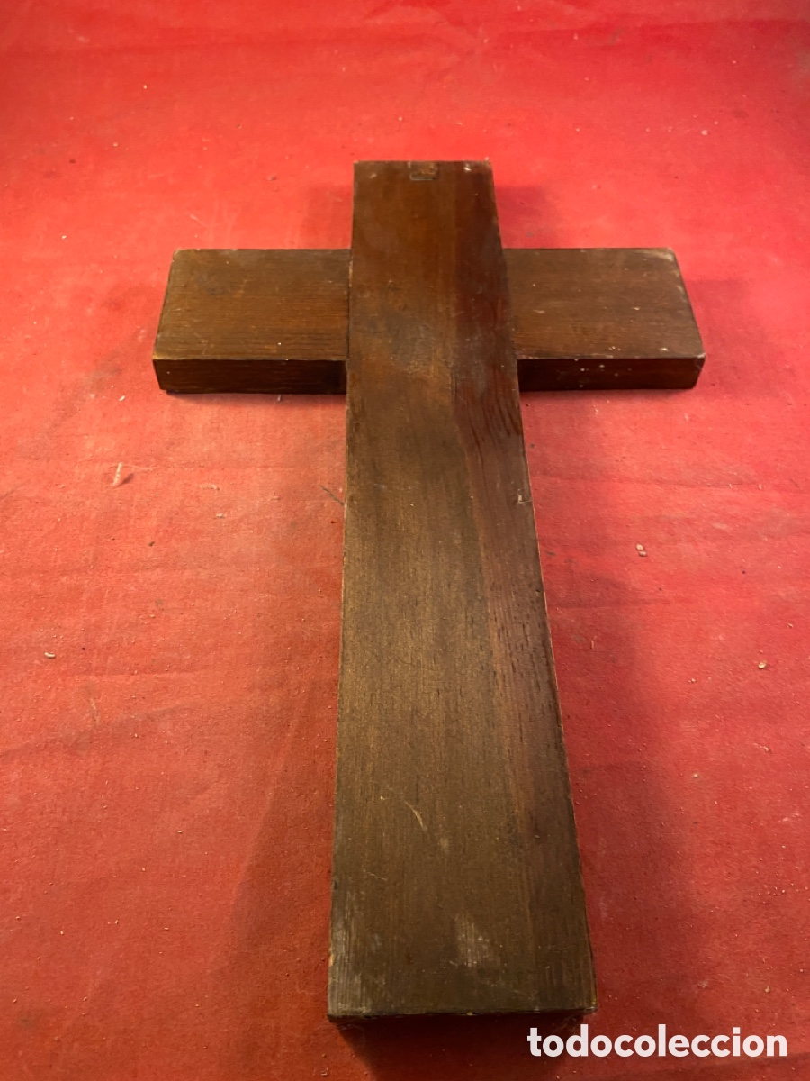 Antig&uuml;edades: Cruz de madera - Foto 2